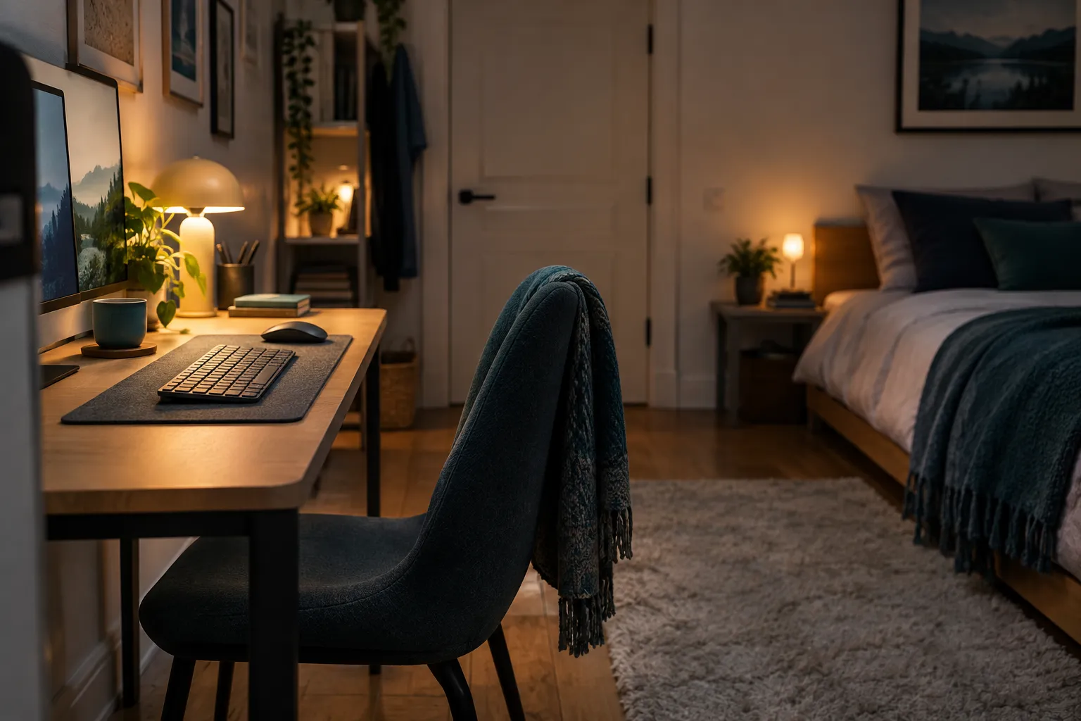 Clavier silencieux en colocation ou en appartement aux murs fins : illustration